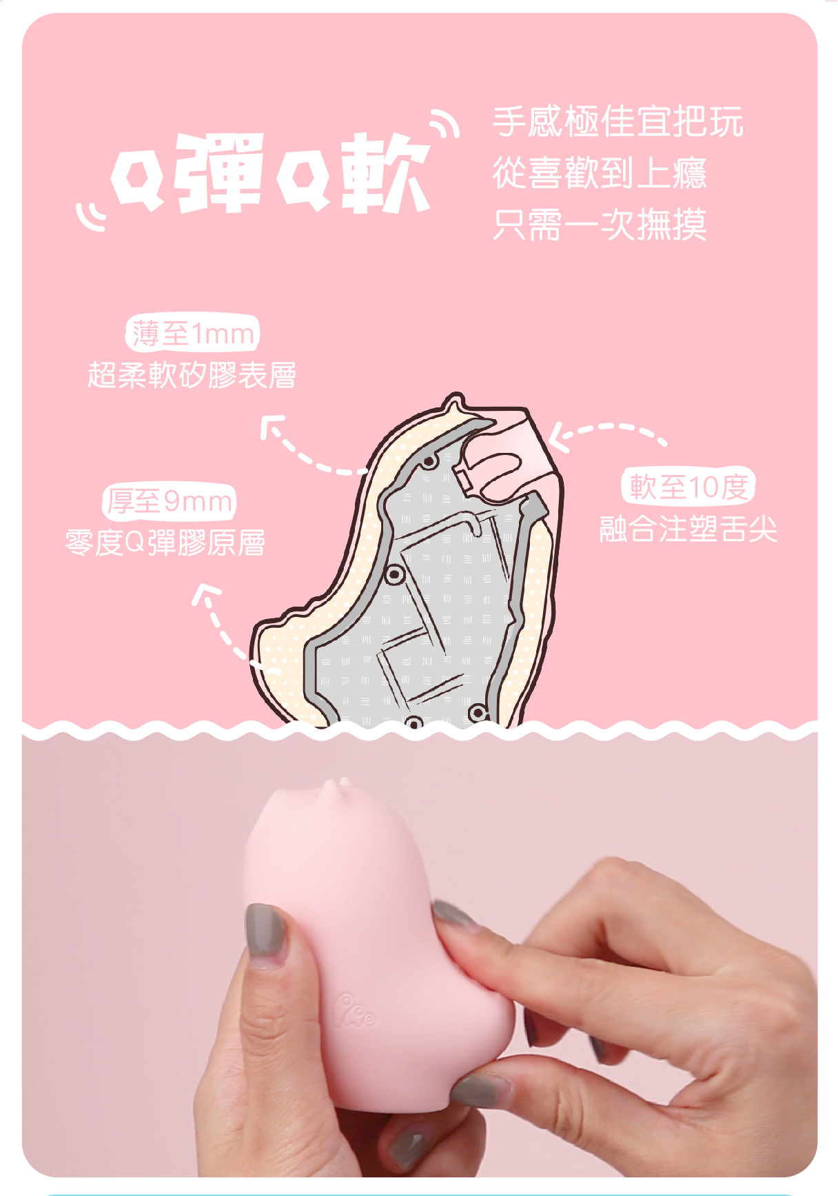 SISTALK 小怪獸 魔吻 Magic Kiss 舔舔吸啜震動器-SING DR