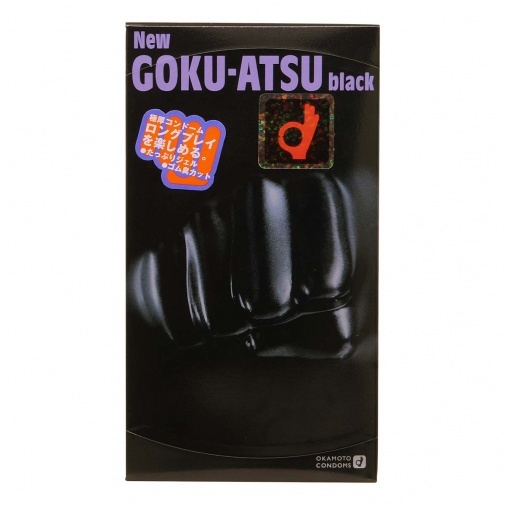 岡本 New GOKU-ATSU 極厚純黑持久 12片裝-SING DR