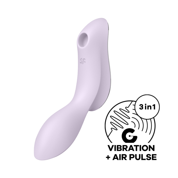 Satisfyer Curvy Trinity 2 陰蒂吸啜+震動按摩棒-SING DR