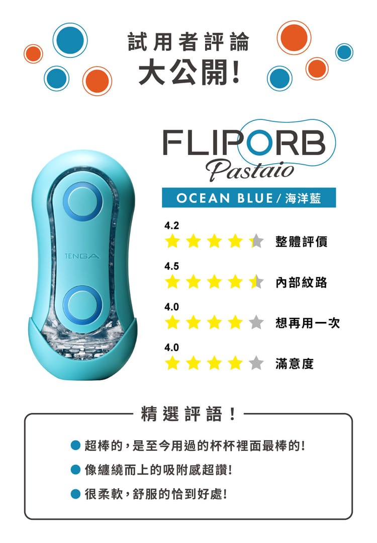 TENGA FLIP ORB PASTAIO