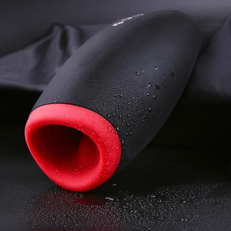 Erocome Antlia 唧筒座 仿口愛夾縮吸啜電動飛機杯 黑色-SING DR