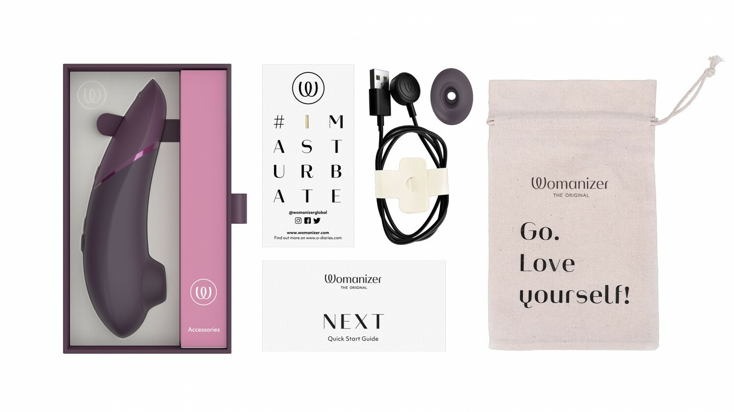 Womanizer Next 3D 陰蒂吸啜器，3D Pleasure Air 技術，14段強度選擇，防水設計，帶來極致高潮體驗。