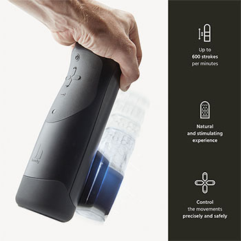 The Handy 電動飛機杯，APP遠程控制，600次/分鐘高速抽插，支援VR成人影片同步