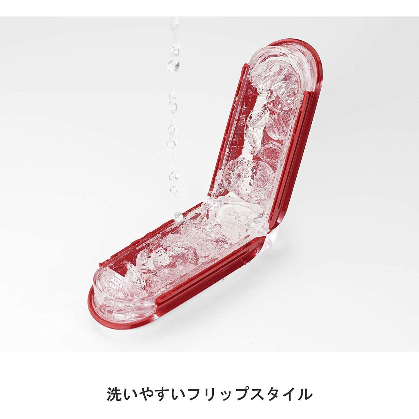 TENGA FLIP 0 (ZERO) 紅色 連加熱器套裝-SING DR
