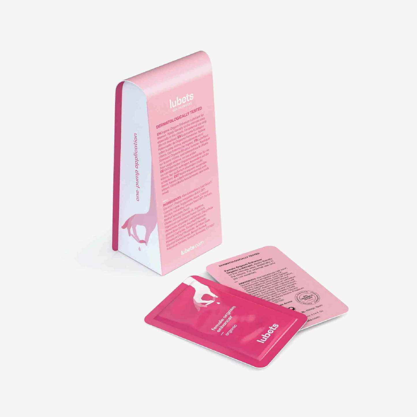 Lubets 西班牙天然女士高潮提升液，快速提升敏感度，溫感配方不刺激，單片便攜裝，適合個人或伴侶使用。