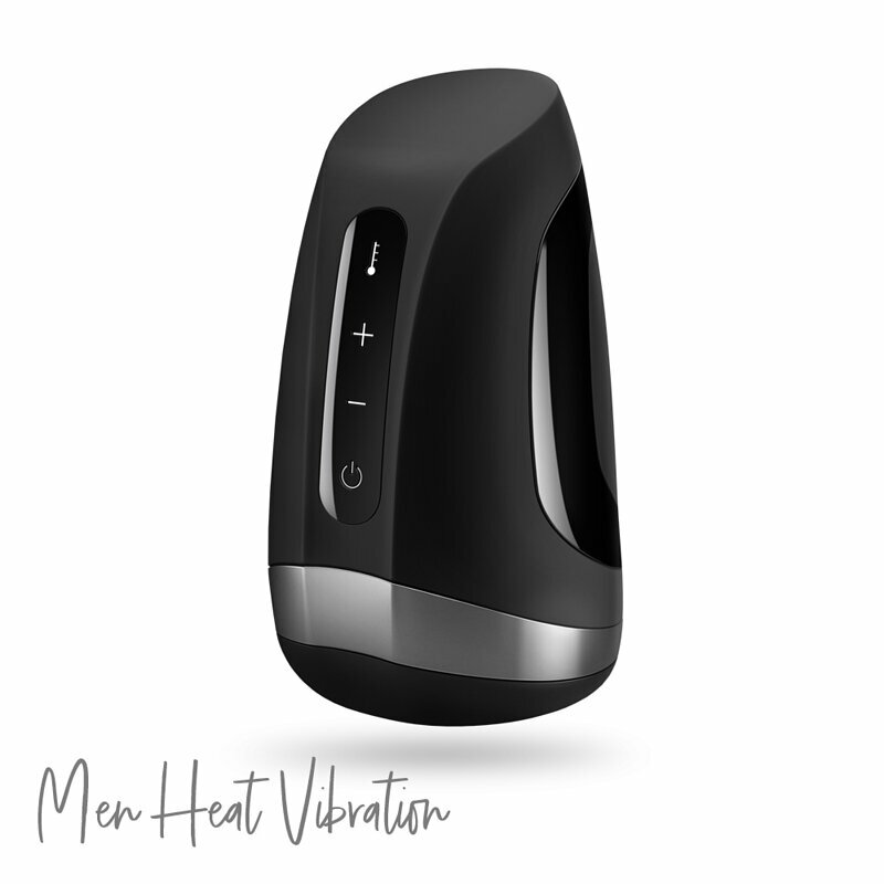 Satisfyer Men Heat Vibration 口交發熱震動飛機杯-SING DR