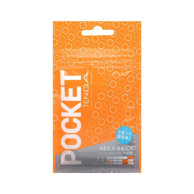 TENGA 飛機袋 - HEXA-BRICK-SING DR
