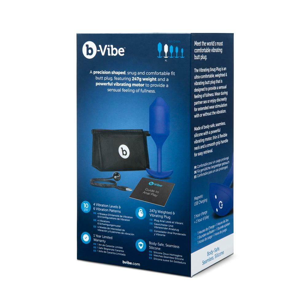 b-Vibe 震動後庭塞 4 海軍藍-SING DR