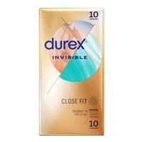 Durex 杜蕾斯 Invisible Close Fit 超薄緊貼裝 乳膠安全套 10片