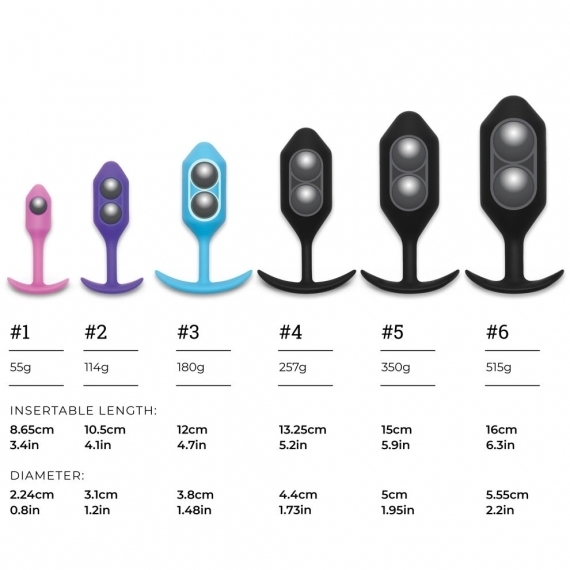 b-Vibe Snug Plug 3 後庭塞-SING DR