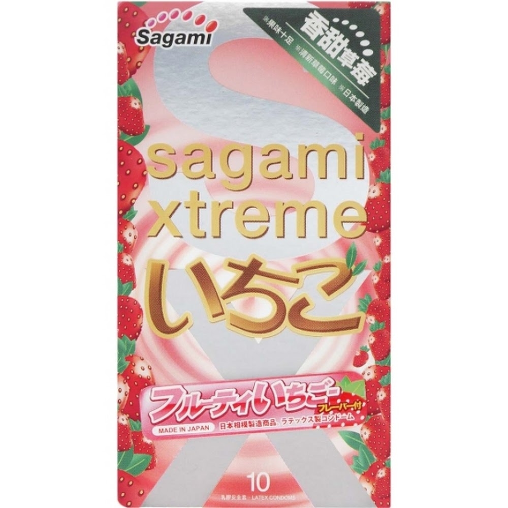 Sagami 相模究極 香甜草莓 10片裝 乳膠安全套-SING DR