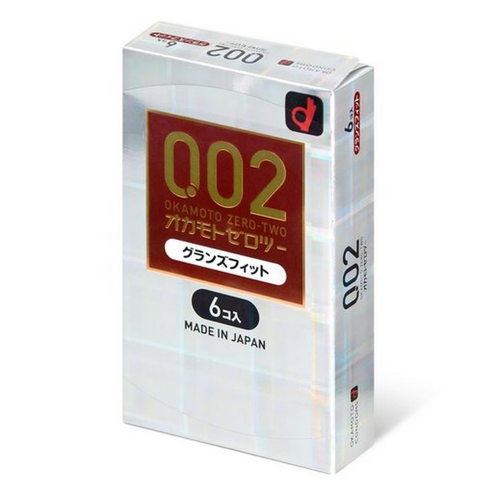 岡本 薄度均一 0.02 前端合身 (日本版) 58/56mm 6 片裝 PU 安全套-SING DR