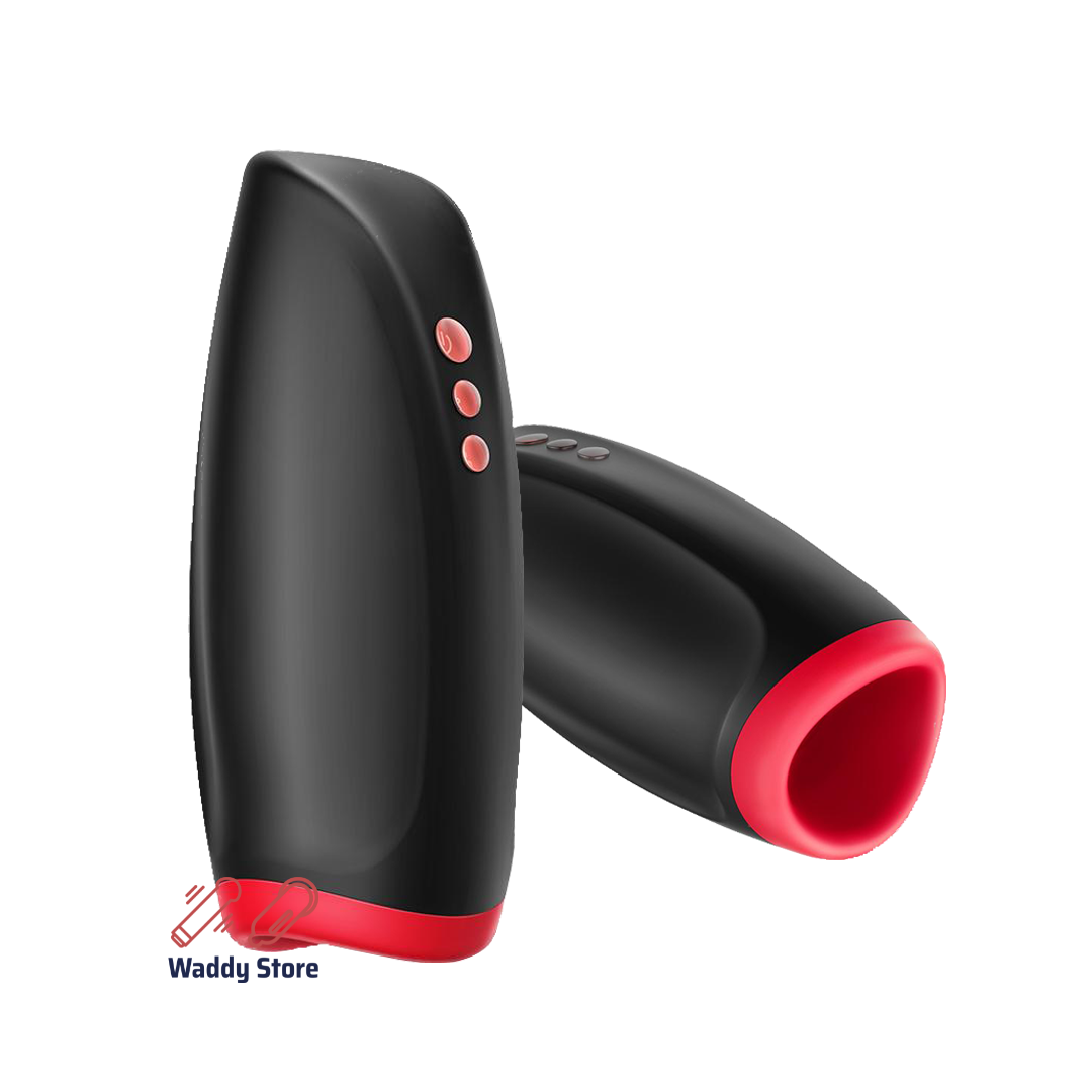 Erocome Antlia 唧筒座 仿口愛夾縮吸啜電動飛機杯 黑色-SING DR