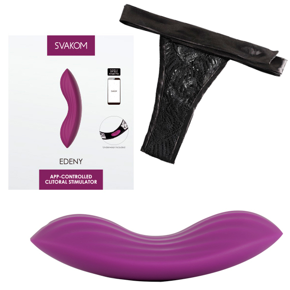 Svakom Edeny APP控制陰蒂震動器 紫色-SING DR