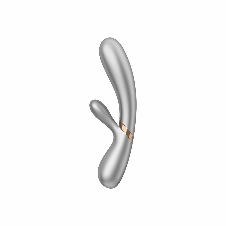 Satisfyer Hot Lover 加溫雙頭兔耳按摩棒 粉紅色-SING DR