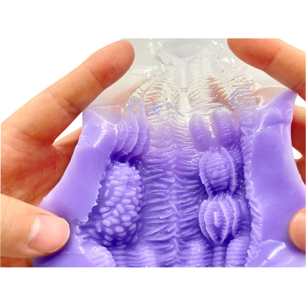 日本製 Peach Toys Kaku-Meiki Mimizu700，非貫通設計，柔軟材質，還原真實觸感。