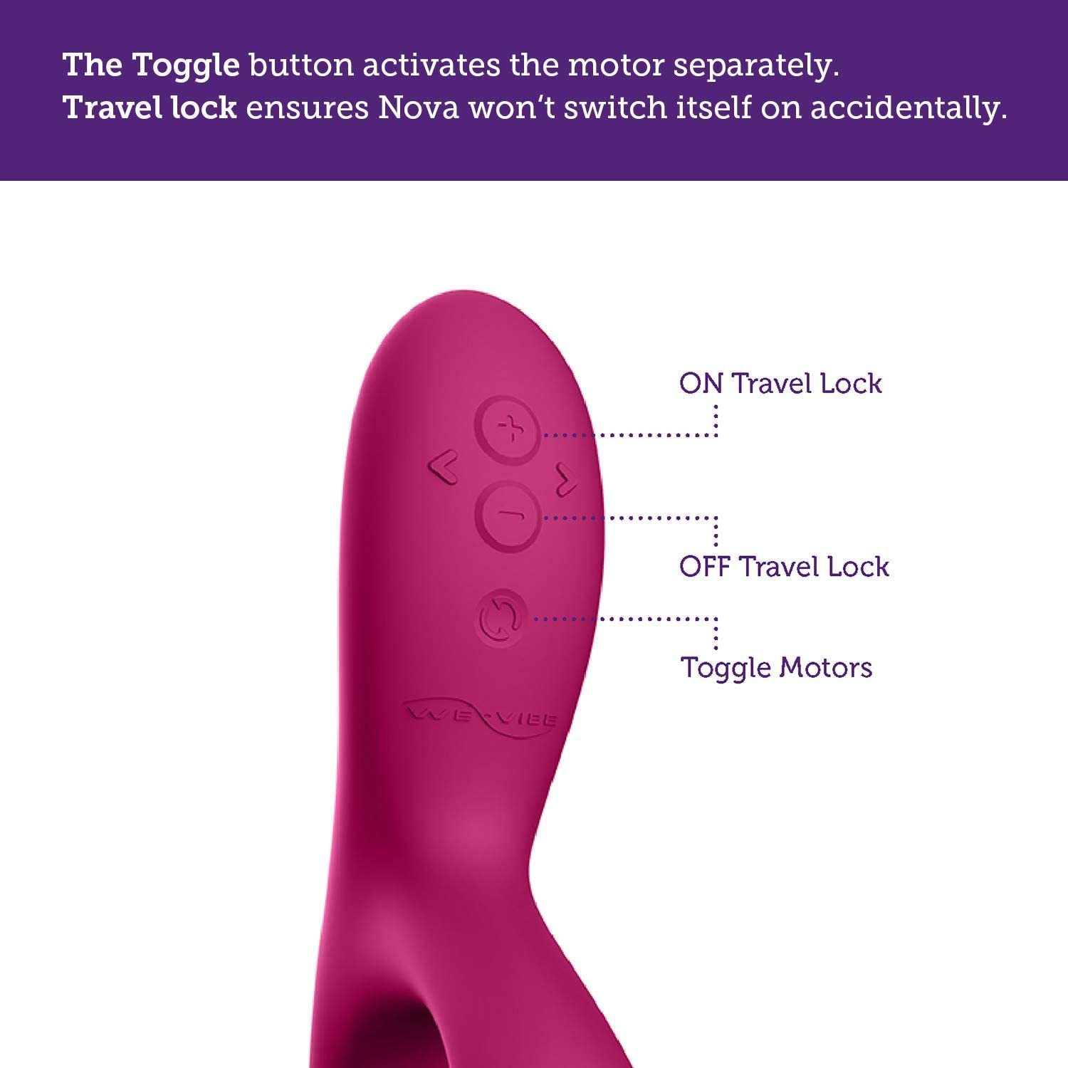 We-Vibe Nova 2 智能雙頭G點按摩棒-SING DR