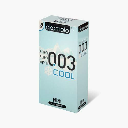 岡本 0.03 冰薄 8 片裝 乳膠安全套-SING DR