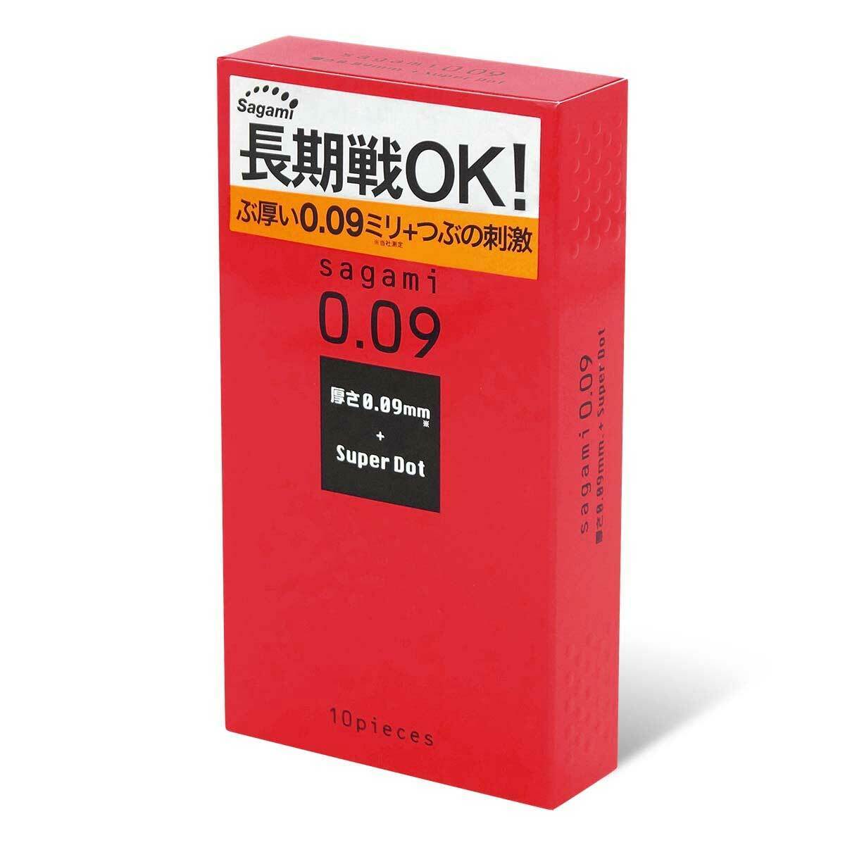 Sagami 相模 0.09 凸點 乳膠安全套 10片裝-SING DR