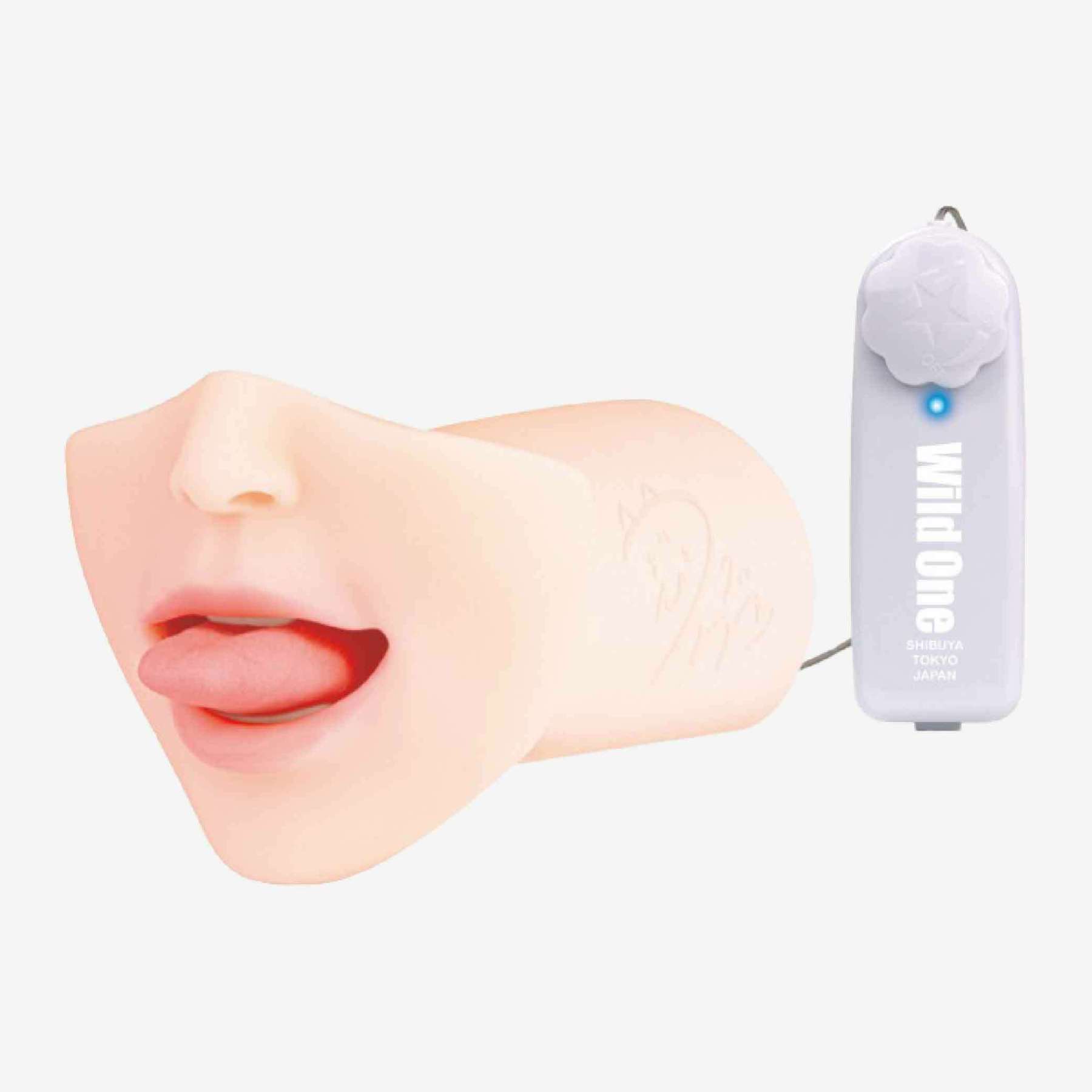 SSI Japan 神舌 水川堇 電動口交女優名器飛機杯，185mm長度與90mm深度，強力震動器刺激每一部位