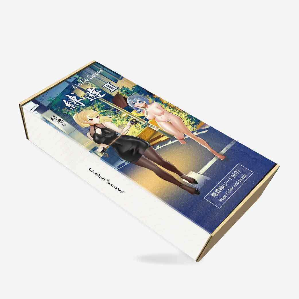 Liebe Seele Bound You II Shibari 風格 BDSM 頸圈束縛繩，純棉材質，簡約優雅，穩固束縛雙手，探索情趣新體驗。