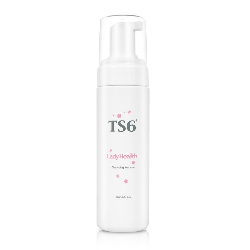 TS6 女性私密潔淨慕絲，含TS-2L專利益生菌，深層保濕清潔，提升舒適自信