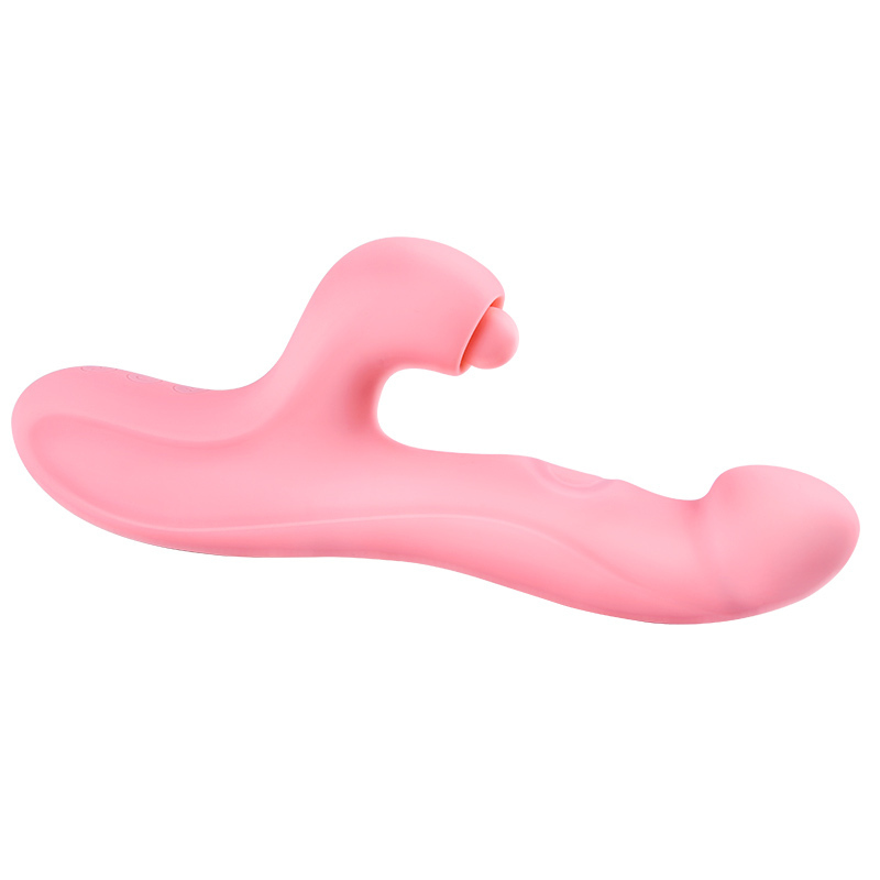 Erocome Aries 白羊座 雙頭 突擊拍打加溫震動按摩棒 粉紅色