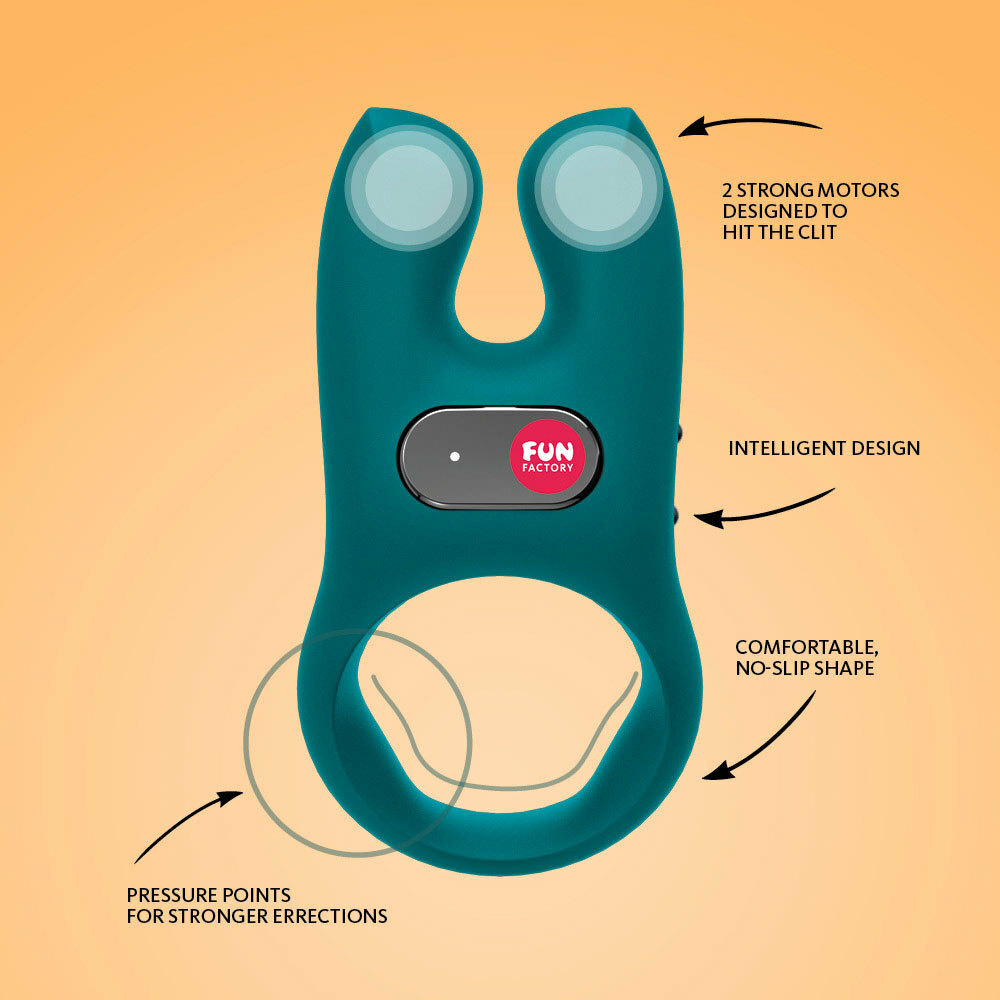 Fun Factory NOS 高彈性震動陰莖環-SING DR