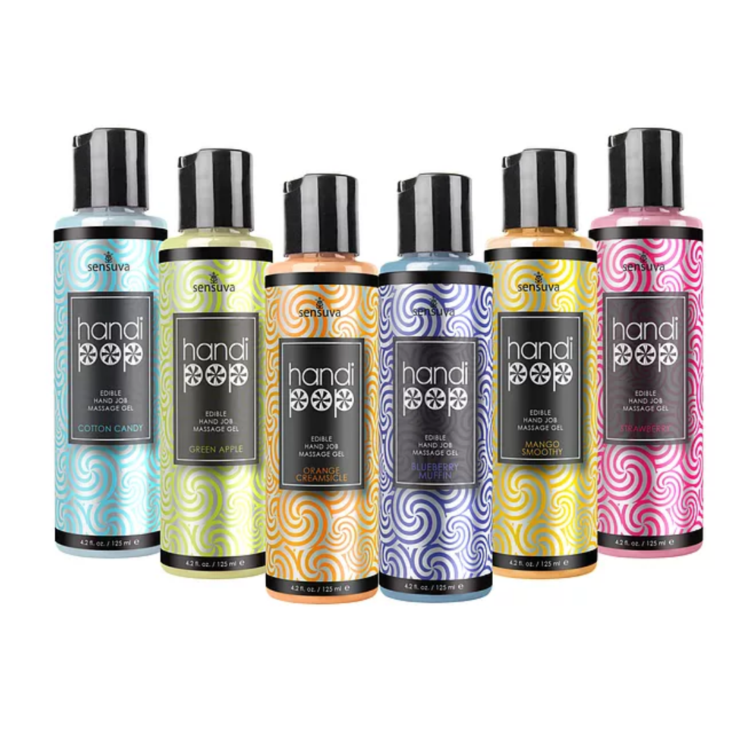 Sensuva Handipop 可食用手指性愛凝膠 草莓味 125ml-SING DR