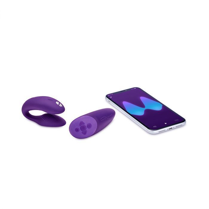 We-Vibe Chorus 手機遙控情侶共震器 紫色-SING DR