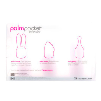 BMS Palm Power Pocket Extended，柔軟矽膠材質，提供精準且舒適的感官按摩體驗。