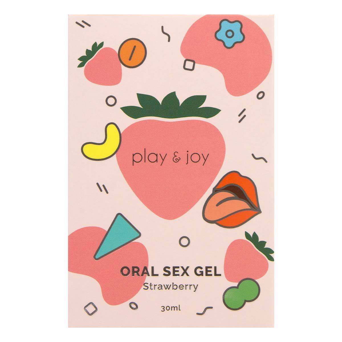 PLAY & JOY 情趣口交液 30ml 士多啤梨風味-SING DR