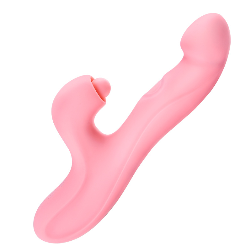 Erocome Aries 白羊座 雙頭 突擊拍打加溫震動按摩棒 粉紅色