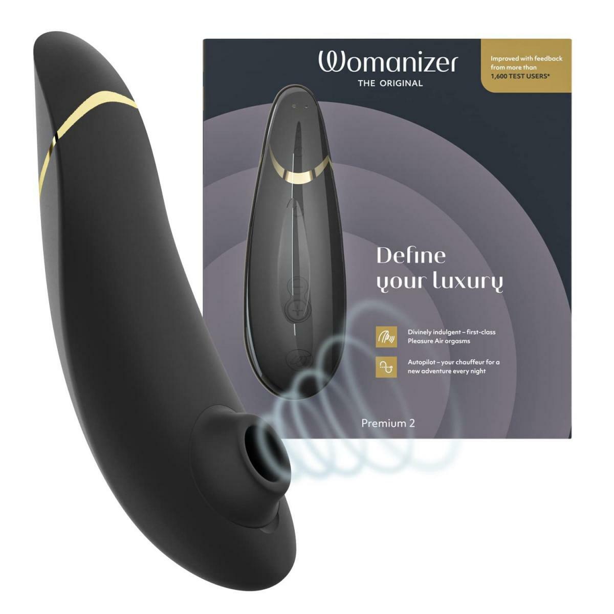 Womanizer Premium 2 智能陰蒂愉悅吸啜器 黑色-SING DR