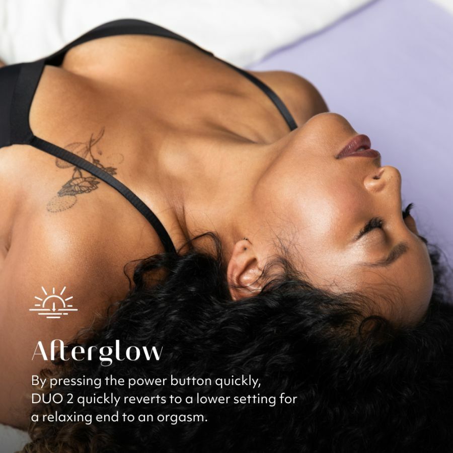 Womanizer DUO 2，結合G點與陰蒂吸啜的雙重刺激，智能靜音設計，長效使用。