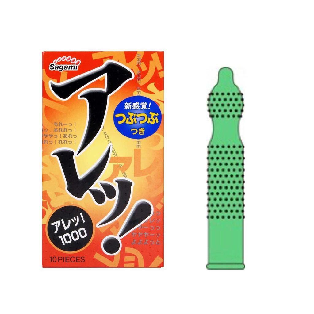 Sagami 相模 凸點一段波 乳膠安全套 10片裝-SING DR