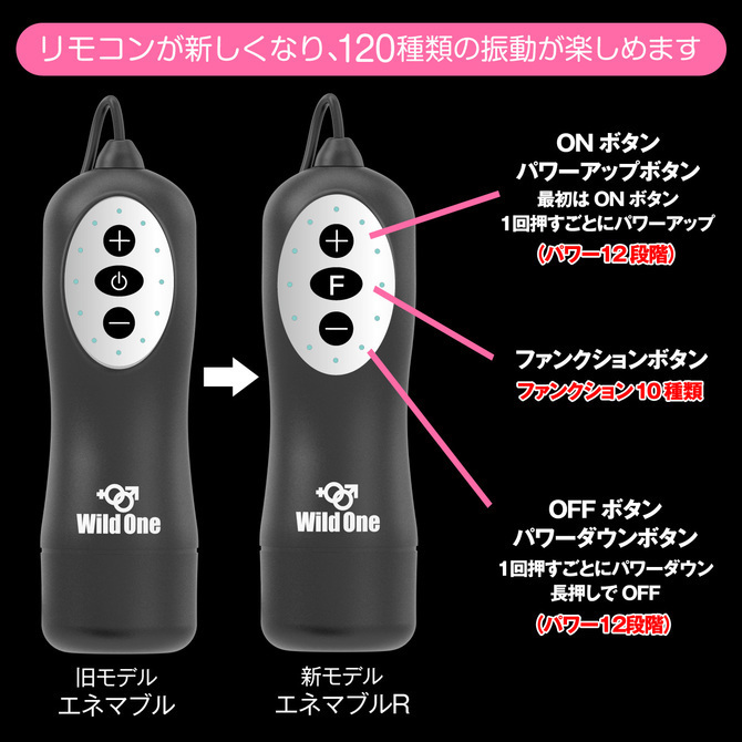 SSI Japan EneMable R Type 1，120種震動模式，纖細設計，3段會陰鉤，舒適使用
