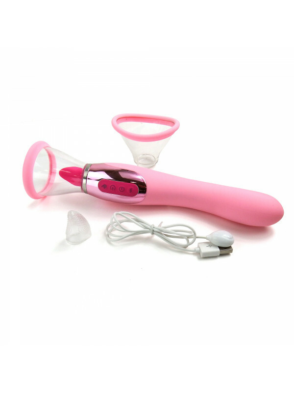 SSI Japan Woman Love Air Max 吸舔震棒按摩器，適合乳頭與陰蒂刺激，10種振動模式