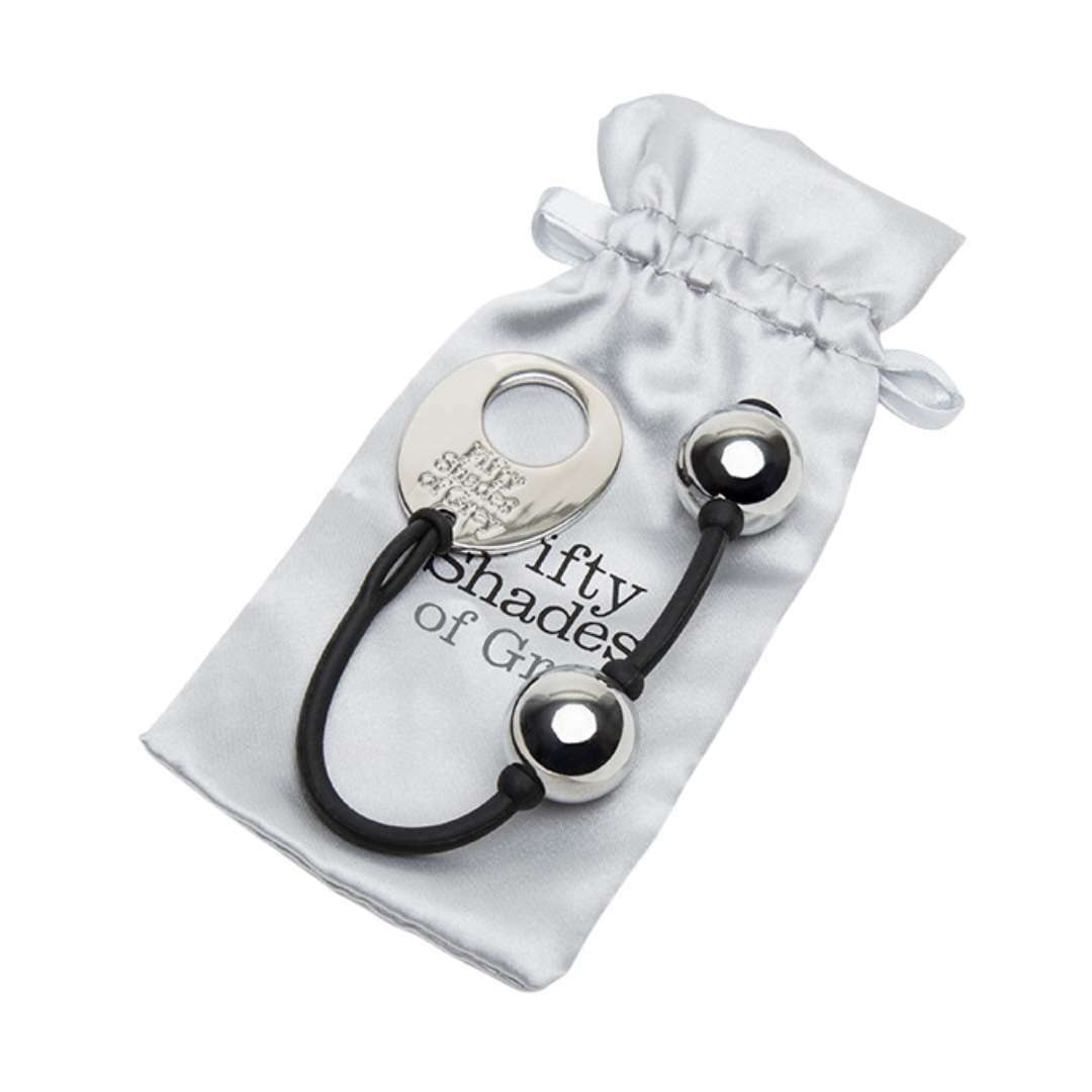 Fifty Shades of Grey 迷你銀色金屬縮陰球 85g-SING DR