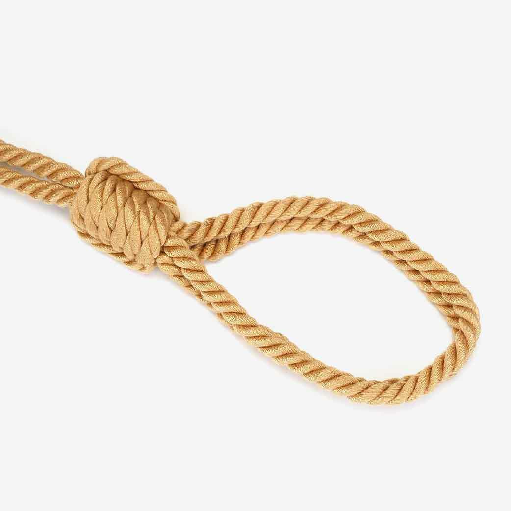 Liebe Seele 天然棉麻 Shibari 頸圈連手束，古典日式繩縛風格，無刺激性氣味，柔軟耐用，適合長時間佩戴。