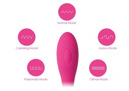 Svakom Iris 柔軟可彎曲G點震動器 粉紅色-SING DR