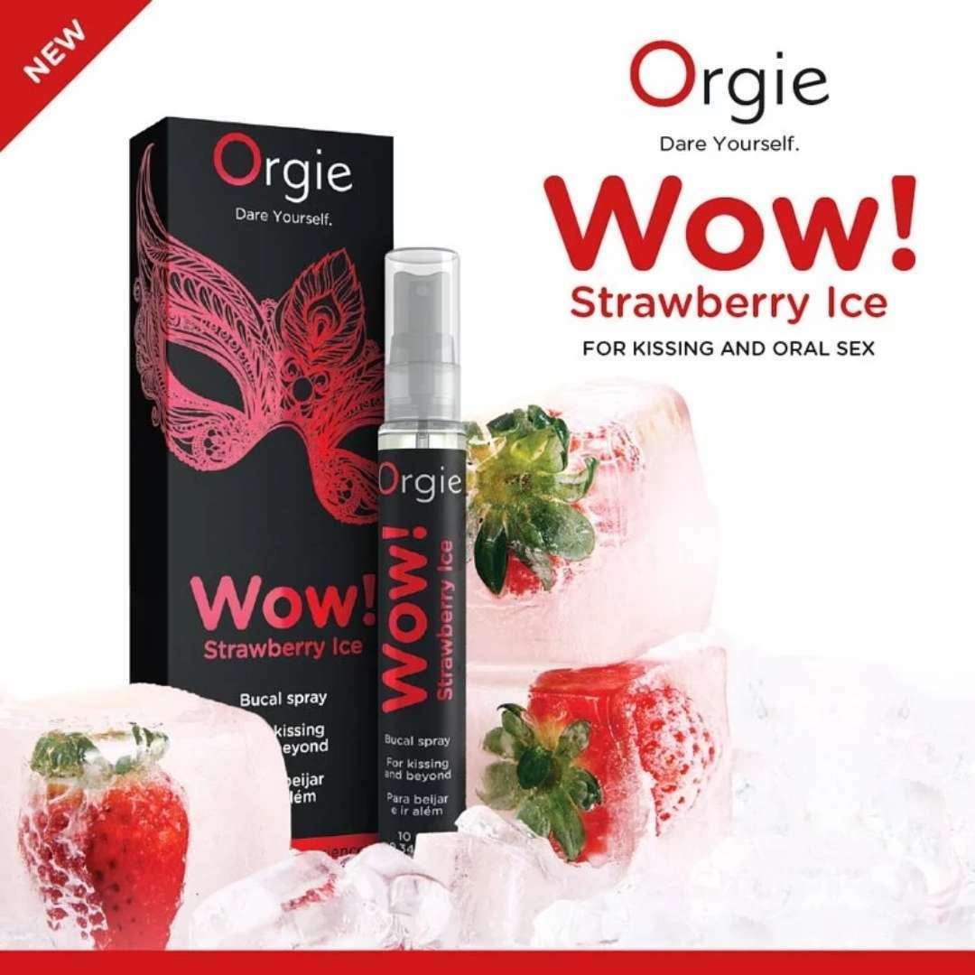 Orgie WOW! 士多啤梨冰味冰火口交噴霧 10ml-SING DR