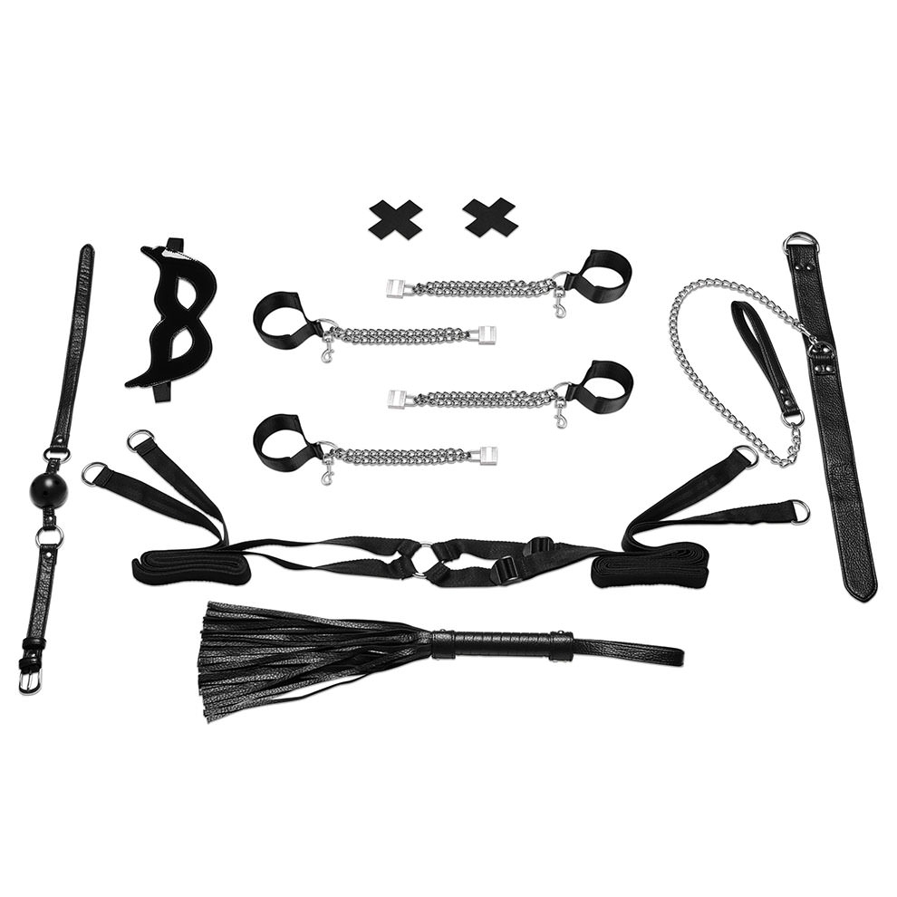 Lux Fetish All Chained Up Bedspreader Set SM 6件套裝