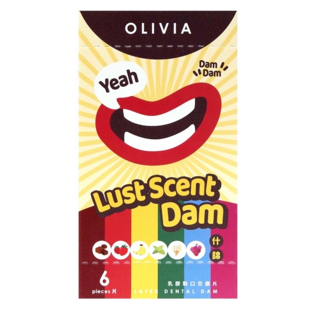 什錦香味 6 片口交膜片，草莓、薄荷、香蕉等多種口味，輕薄乳膠材質，貼合自然觸感。