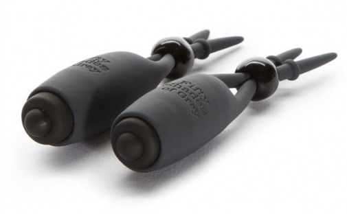 Fifty Shades of Grey 震動乳頭夾  黑色-SING DR