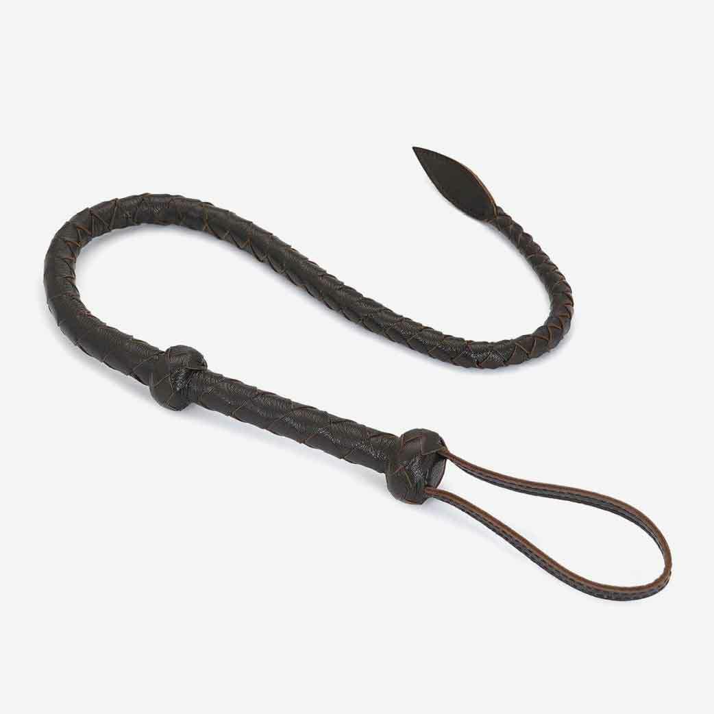 Liebe Seele Bound You II 手工製狂野紳士鞭子，真牛皮製成，75cm長度，適合BDSM愛好者使用。