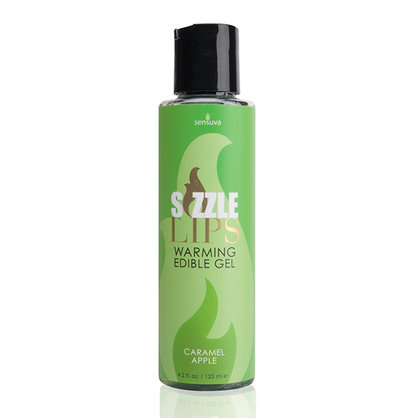 Sensuva SIZZLE LIPS 可食用熱感按摩油 焦糖蘋果味 125ml