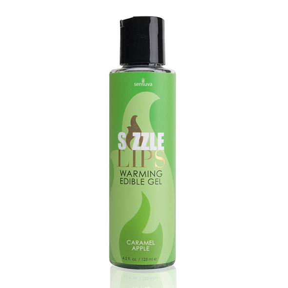 Sensuva SIZZLE LIPS 可食用熱感按摩油 焦糖蘋果味 125ml