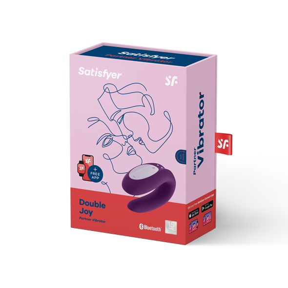 Satisfyer Double Joy 智能APP 情侶共震器-SING DR