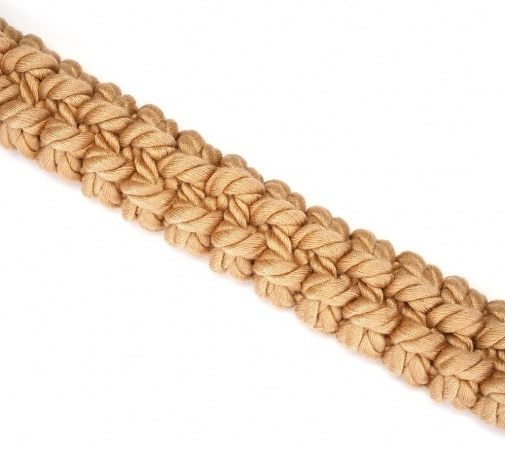 BDSM專用Liebe Seele頸圈，手工編織，配有心形鎖和鑰匙，增添浪漫氛圍。